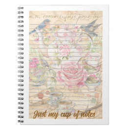Caderno Espiral Notas Tea‑Rific | Post‑It® NoNotes com Punheta de 