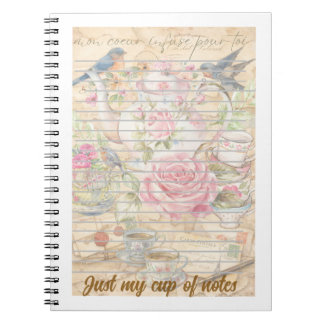 Caderno Espiral Notas Tea‑Rific | Post‑It® NoNotes com Punheta de 