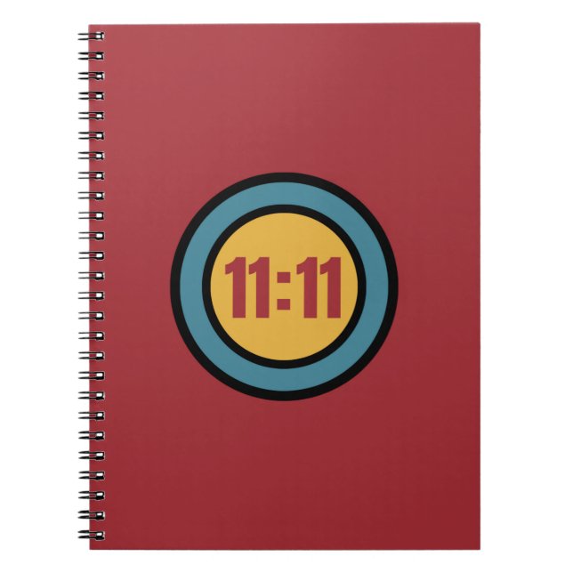Caderno Espiral Notebook 11:11 (Frente)