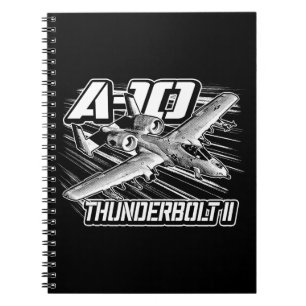 Caderno Espiral Notebook A-10 Thunderbolt II Foto espiral