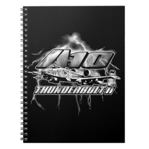 Caderno Espiral Notebook A-10 Thunderbolt II Foto espiral