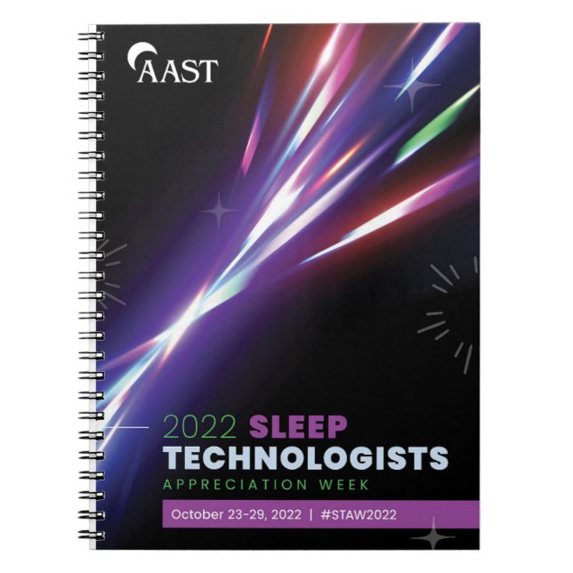 Caderno Espiral Notebook AAST STAW 2022 (Frente)