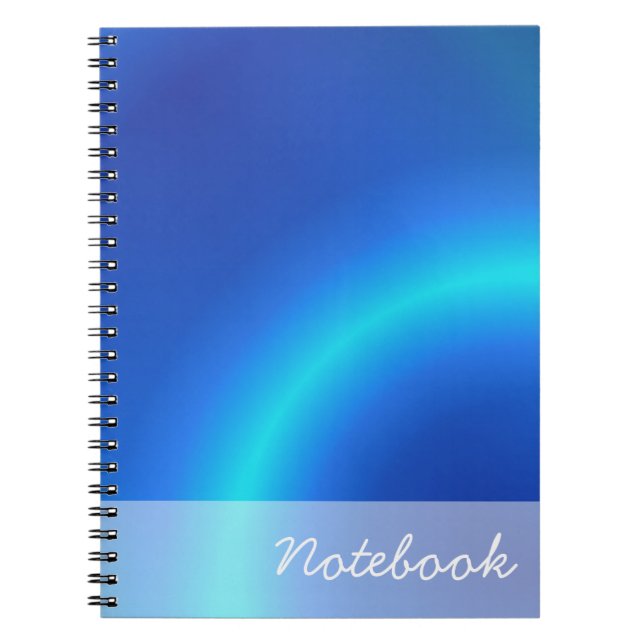 Caderno Espiral Notebook abstrato (Frente)