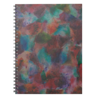Caderno Espiral Notebook Abstrato colorido