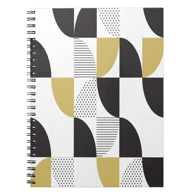 Caderno Espiral Notebook Abstrato colorido (Frente)