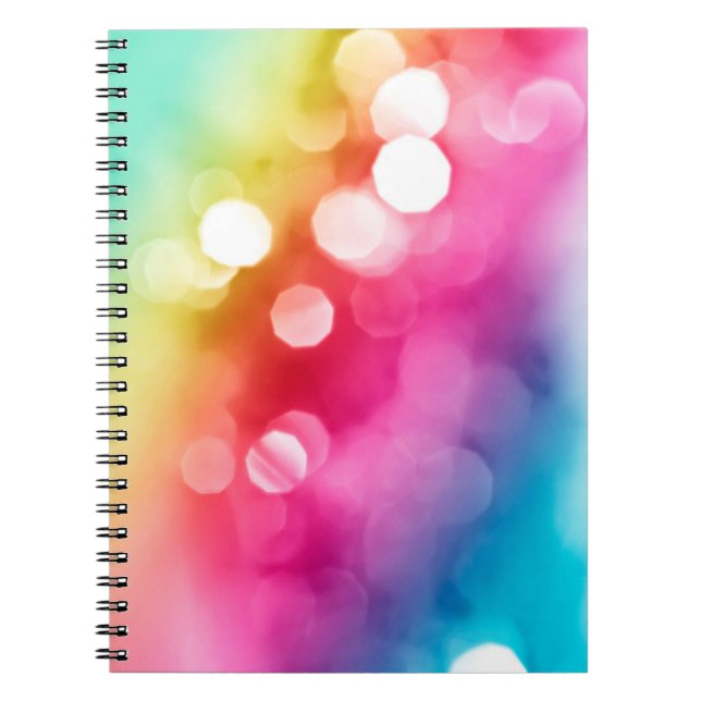 Caderno Espiral Notebook Abstrato Glow Spiral (Frente)