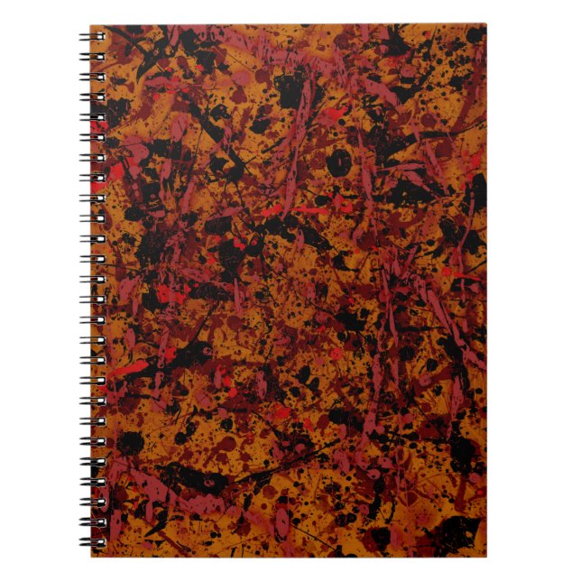 Caderno Espiral Notebook Abstrato nº 1 (Frente)