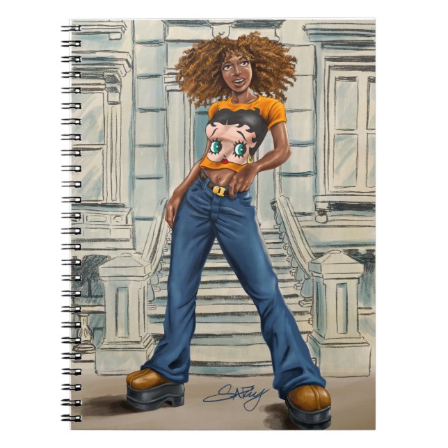 Caderno Espiral Notebook afro-americano Spiral Foto (Frente)