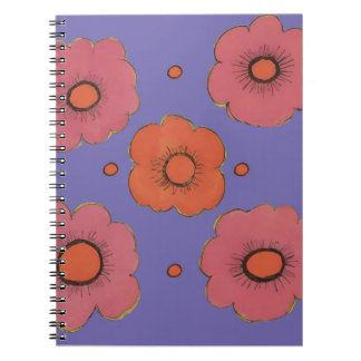 Caderno Espiral Notebook Afro Poppies Spiral