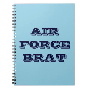Caderno Espiral Notebook Air Force Brat