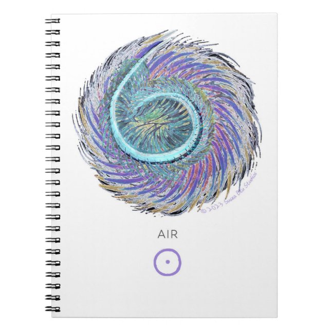 Caderno Espiral Notebook Air Susea Blu Studios (Frente)