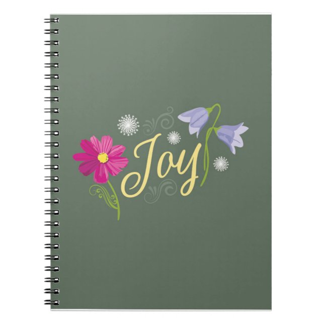 Caderno Espiral Notebook alegre (Frente)