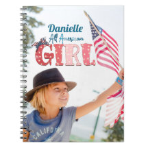 Notebook All American Girl Personalizado