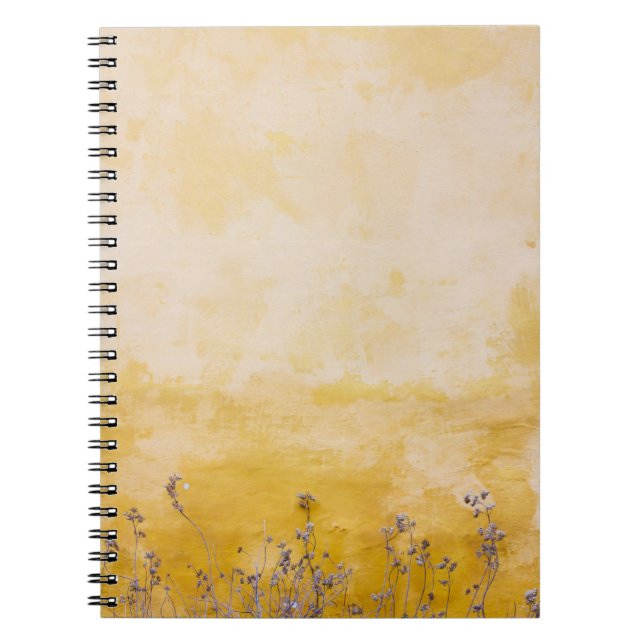 Caderno Espiral Notebook amarelo e Lavanda (Frente)