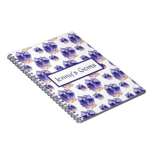Caderno Espiral Notebook Ametyst Gemstone