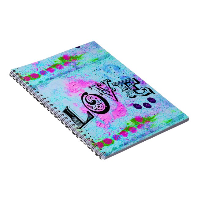 Caderno Espiral Notebook Amor (Lado Direito)