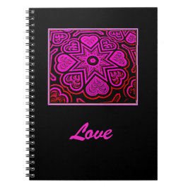 Caderno Espiral Notebook 'Amor'/Diário