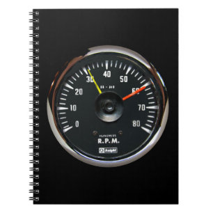 Caderno Espiral Notebook Analógico Automático Vintage