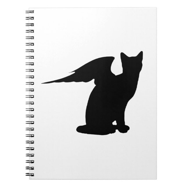 Caderno Espiral Notebook Angel Cat Spiral (Frente)