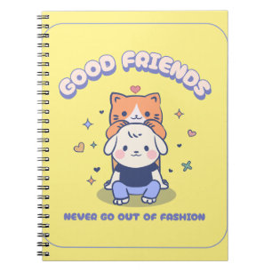 Caderno Espiral Notebook animal bonito