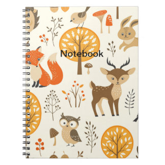 Caderno Espiral Notebook animal bonito