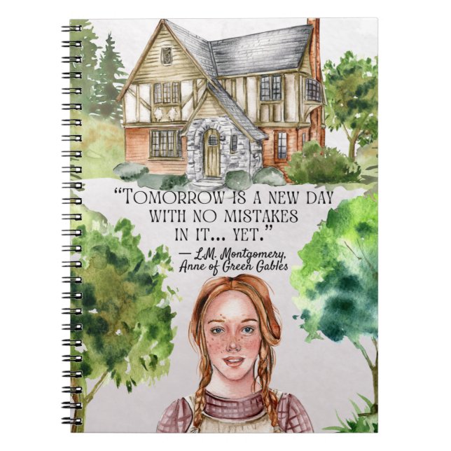 Caderno Espiral Notebook Anne of Green Gables (Frente)