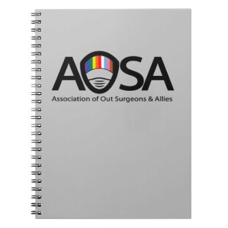 Caderno Espiral Notebook AOSA Spiral Foto (cinza)