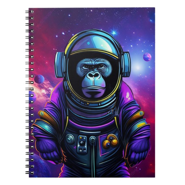 Caderno Espiral Notebook Apes-a-Go (Frente)