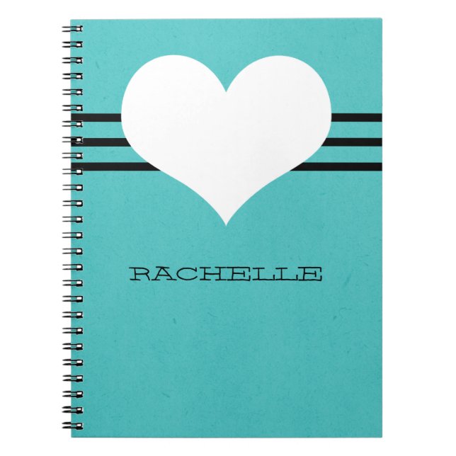 Caderno Espiral Notebook Aqua Modern (Frente)