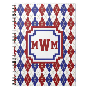 Caderno Espiral Notebook Argyle americana