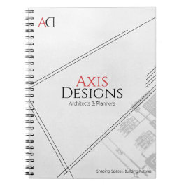 Caderno Espiral Notebook Arquiteto Espiral | Design de Blueprint