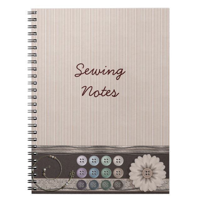 Caderno Espiral Notebook artesanato (Frente)