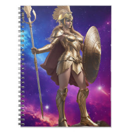 Caderno Espiral Notebook Athena Mythology Series