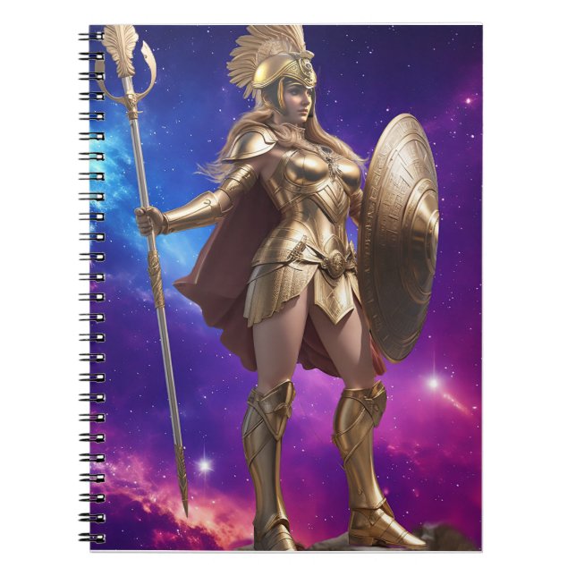 Caderno Espiral Notebook Athena Mythology Series (Frente)