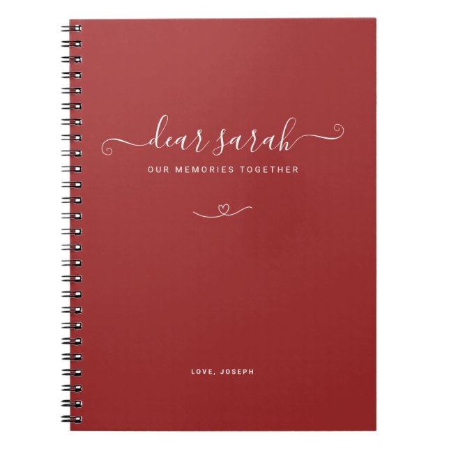 Caderno Espiral Notebook Auburn Memory Keepsaee (Frente)