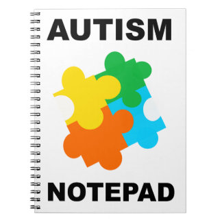 Caderno Espiral Notebook Autism Quebra-cabeça Piece