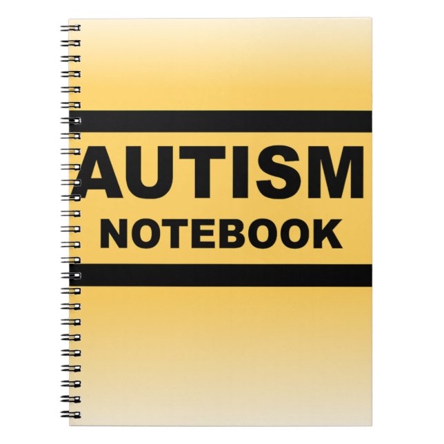 Caderno Espiral Notebook Autism Um Diário neurodivergente (Frente)