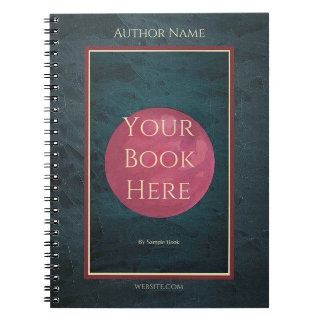 Caderno Espiral Notebook Autor com Cobrir de Livro (Frente)