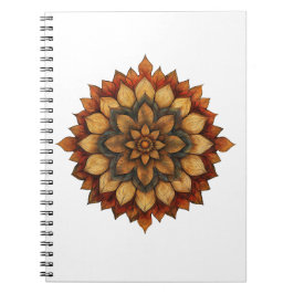 Caderno Espiral Notebook Autumn Mandala Floral
