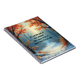 Caderno Espiral Notebook Autumn Sceneral Spiral