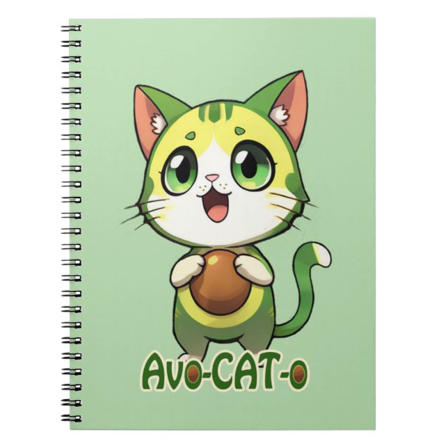 Caderno Espiral Notebook Avo-CAT-o (Frente)