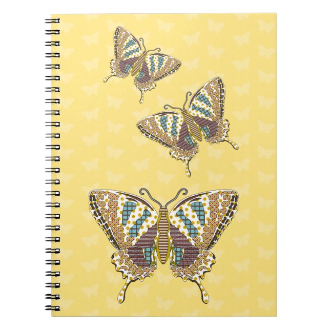 Caderno Espiral Notebook Aztec Swallowtail (Frente)
