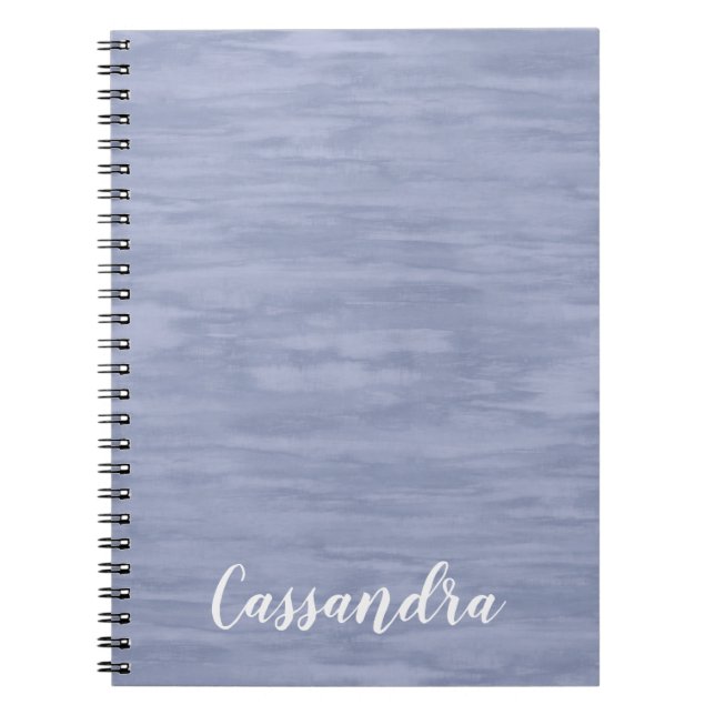 Caderno Espiral Notebook azul esmaecido (Frente)