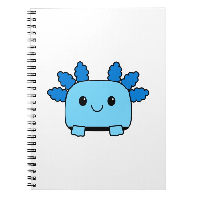 Caderno Espiral Notebook Azul-Inverso Cachorro (Frente)