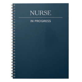 Caderno Espiral Notebook Azul Profundo Personalizado Simples Enfer