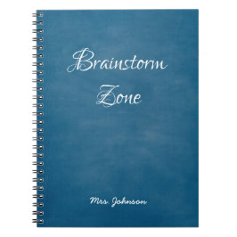 Caderno Espiral Notebook Azul Zona Brainstorm