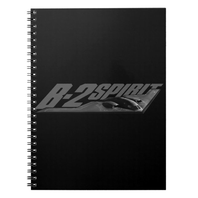 Caderno Espiral Notebook B-2 Spirit Photo (80 Páginas B&W) (Frente)