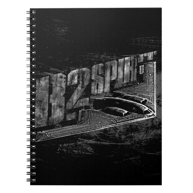 Caderno Espiral Notebook B-2 Spirit Photo (80 Páginas B&W) (Frente)