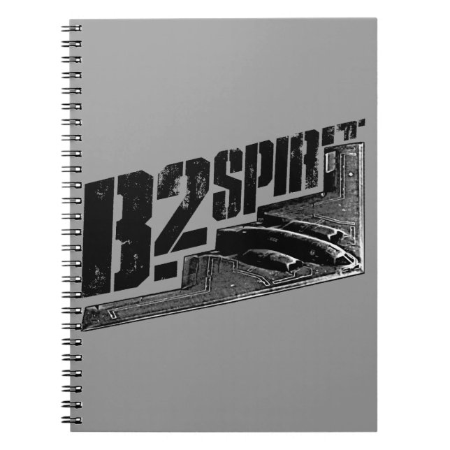 Caderno Espiral Notebook B-2 Spirit Photo (80 Páginas B&W) (Frente)