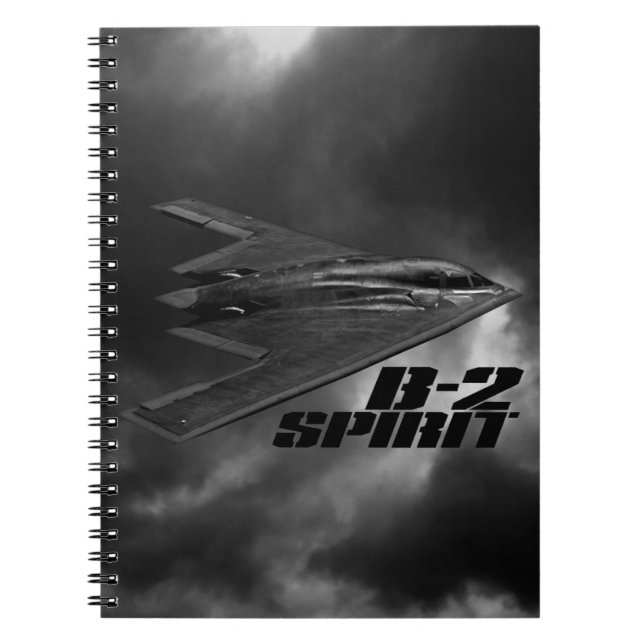 Caderno Espiral Notebook B-2 Spirit Photo (80 Páginas B&W) (Frente)